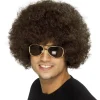 Peruk, 70-tal funky disco brun