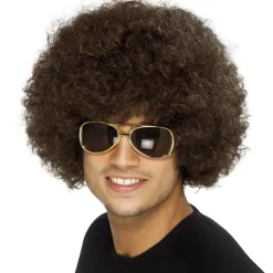 Peruk, 70-tal funky disco brun