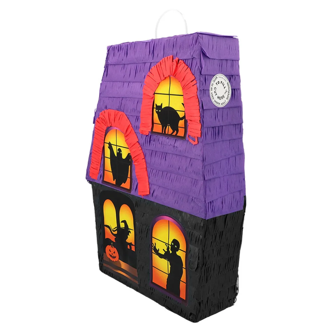 Pinata, halloweenhus 33x10x45 cm