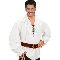 Piratskjorta, vit