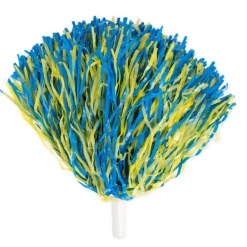 Pom-pom, blå/gul 180 g