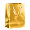 Presentpåse, guld 23x17,5 cm