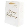 Presentpåse, happy birthday 18x23x10 cm