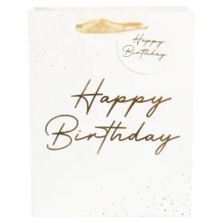 Presentpåse, happy birthday 18x23x10 cm