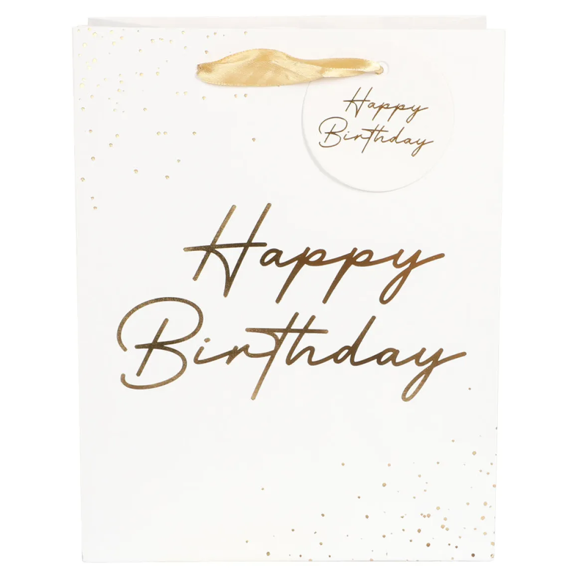 Presentpåse, happy birthday 18x23x10 cm