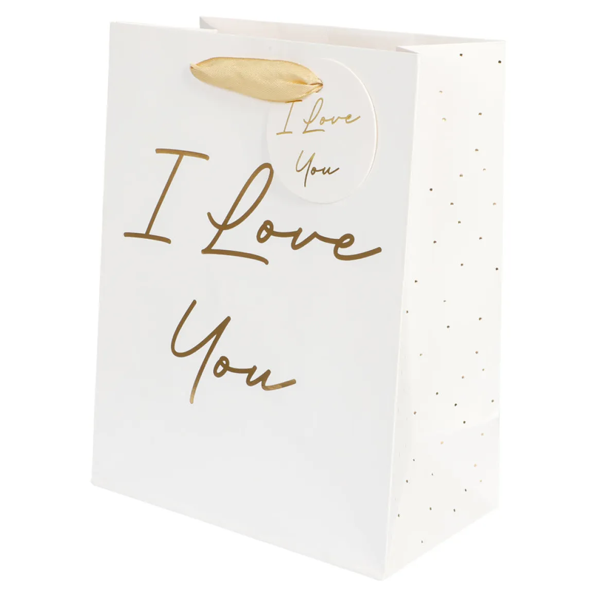 Presentpåse, I love you 18x23x10 cm