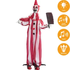 Prop animerad, clown chuckles 170 cm