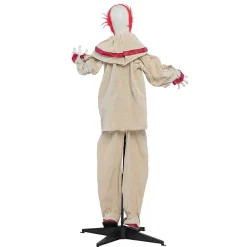 Prop animerad, scary clown 153 cm
