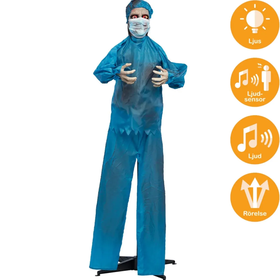 Prop animerad, scary doctor 170 cm