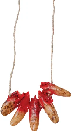 Prop, avskurna fingrar halsband