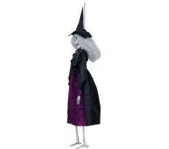 Prop, hängande skeletthäxa 40 cm