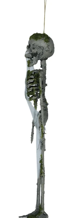 Prop, hängande skelett med mossa 35 cm