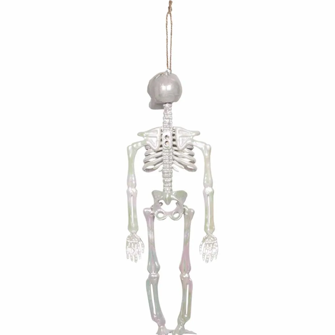 Prop, hängande skelett pärlemor 30 cm