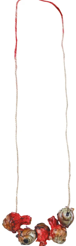 Prop, utskurna ögon halsband