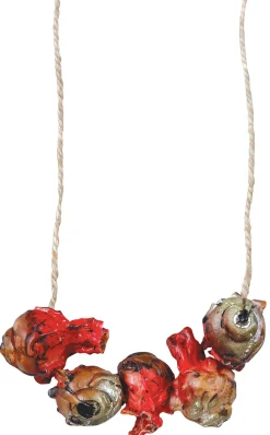 Prop, utskurna ögon halsband