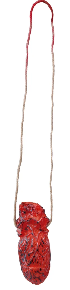 Prop, utslitet hjärta halsband