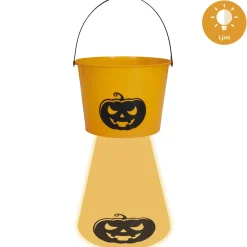 Pumpahink med lampa, plast 15 cm