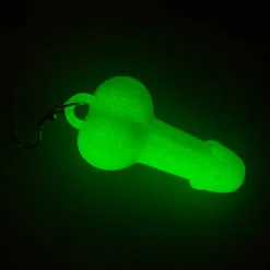 Örhängen, penis glow in the dark 1-par
