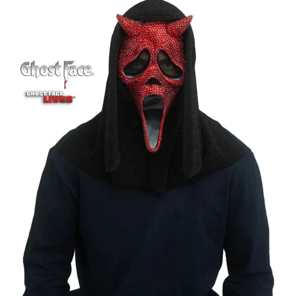 Scream mask, devil bling