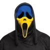 Scream mask, Ghostface gul/blå