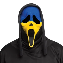 Scream mask, Ghostface gul/blå