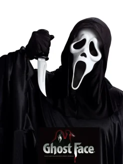 Scream mask & kniv, Ghostface