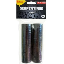 Serpentiner, svart 2 st