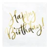 Servetter, happy birthday guld 20 st