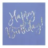 Servetter, happy birthday navy blue 20 st