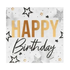 Servetter, happy birthday 20 st