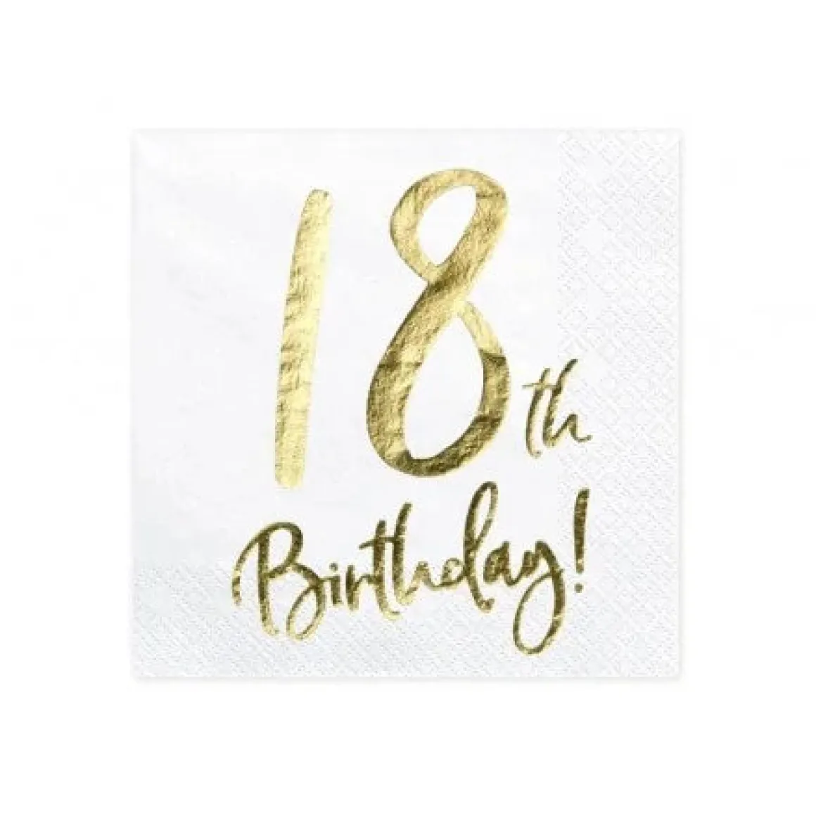 Servetter, happy birthday 18th 20 st