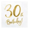 Servetter, happy birthday 30th 20 st