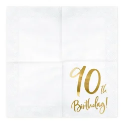Servetter, happy birthday 90th 20 st