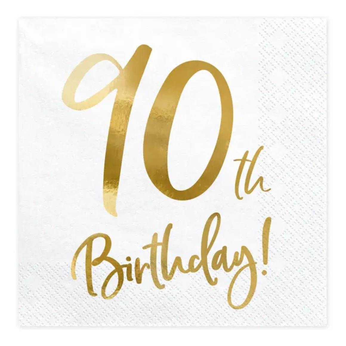 Servetter, happy birthday 90th 20 st