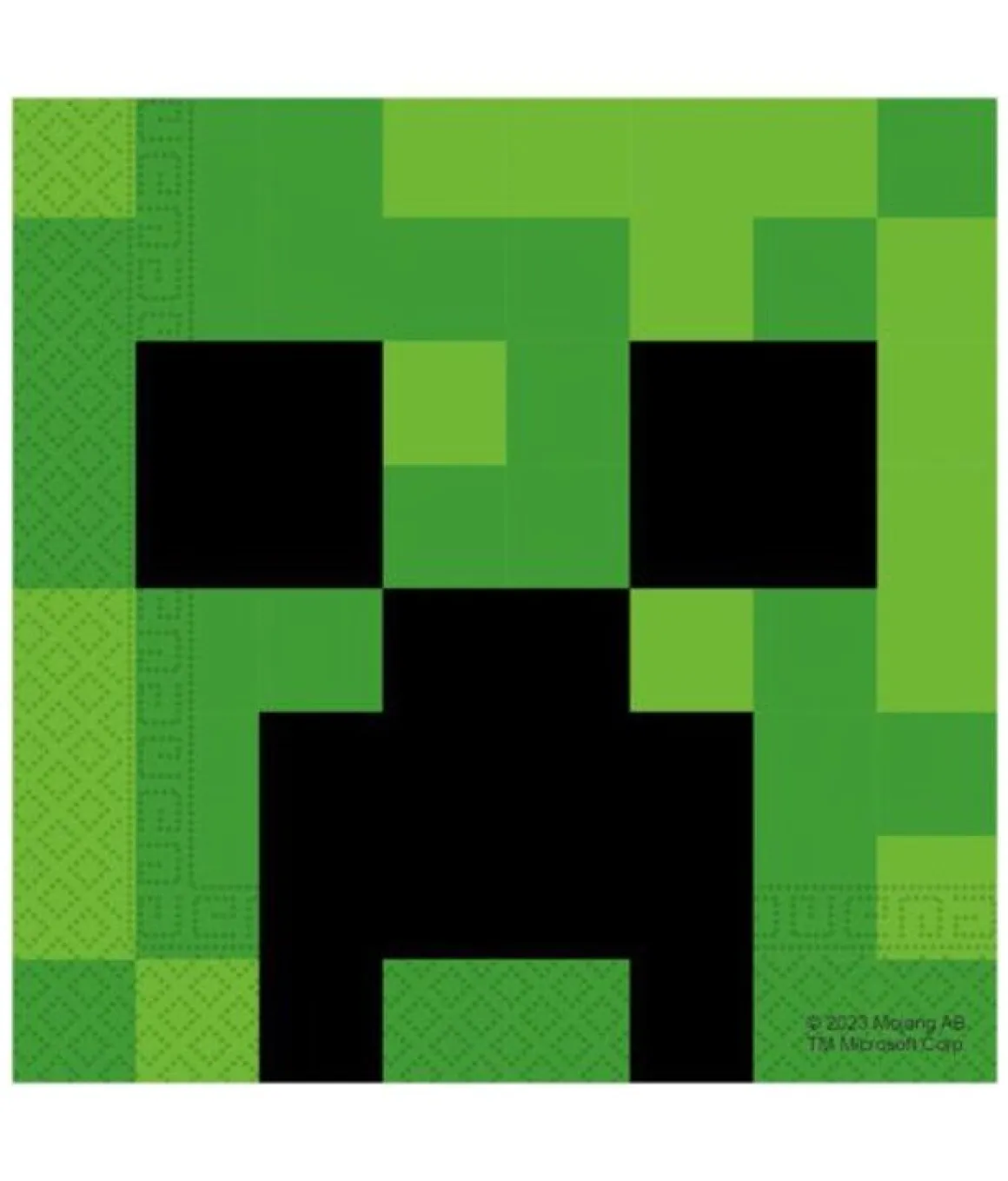 Servetter, Minecraft 33x33 cm 20 st