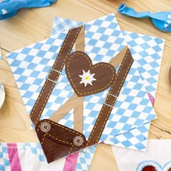 Servetter, oktoberfest Bayern Lightblue 20 st