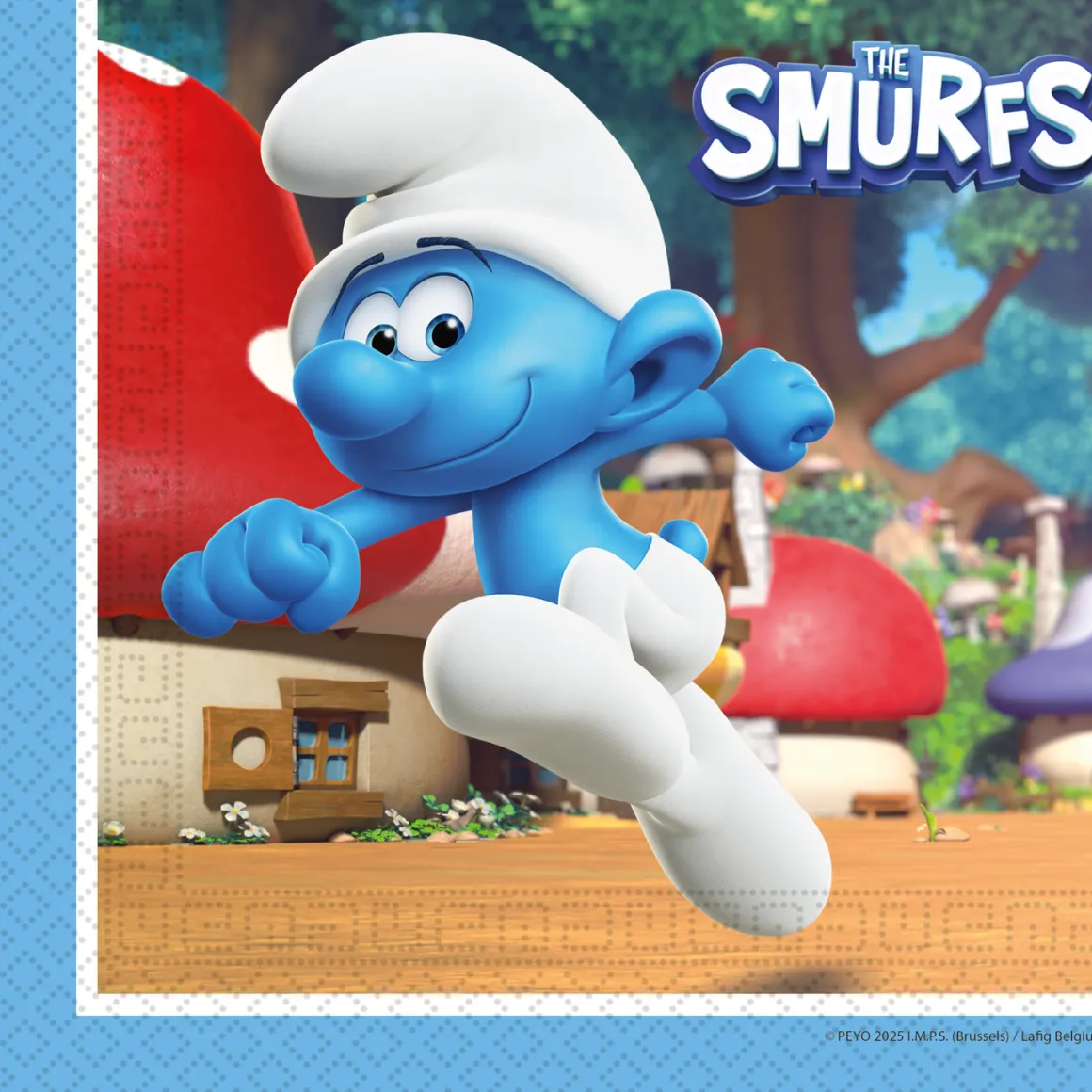 Servetter, Smurfarna 33x33 cm 20 st