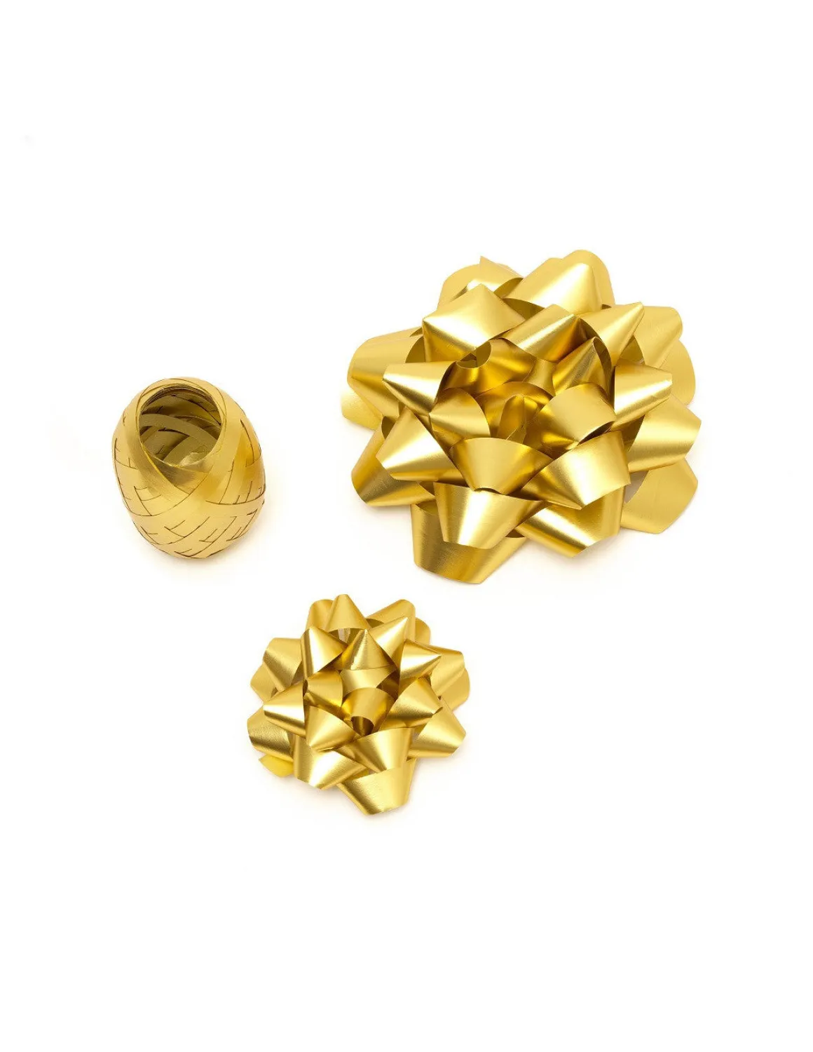 Set med presentrosetter och presentband, guld