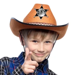 Sheriffhatt, barn brun
