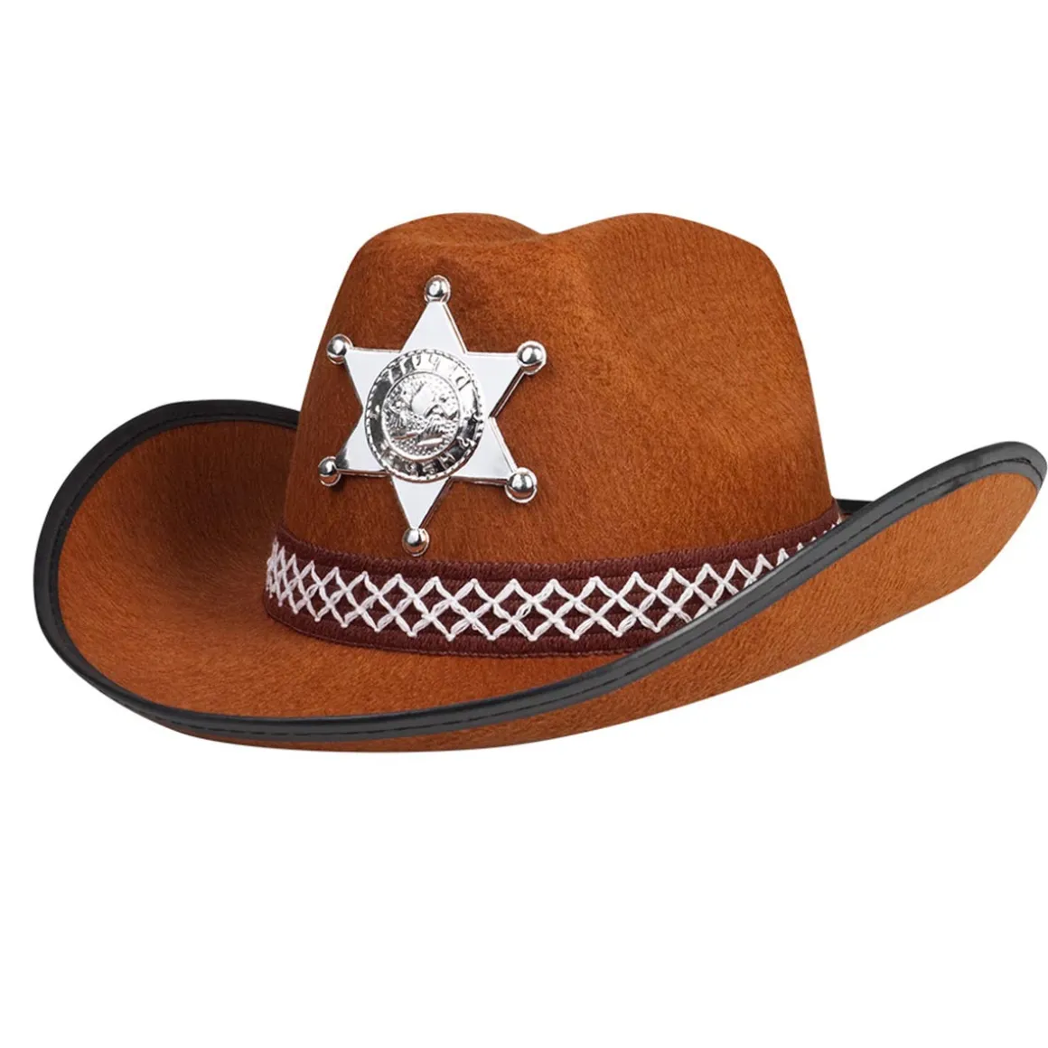 Sheriffhatt, barn brun