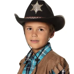Sheriffhatt, barn svart