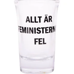 Snapsglas, Allt är feministernas fel