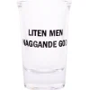 Snapsglas, liten men naggande god