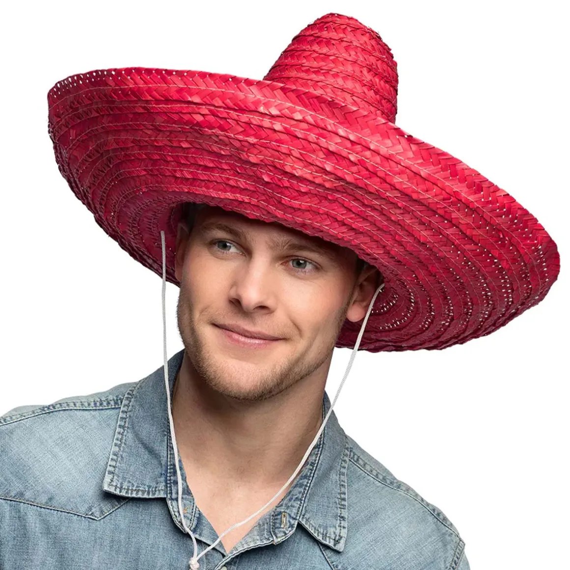 Sombrero, röd 49 cm