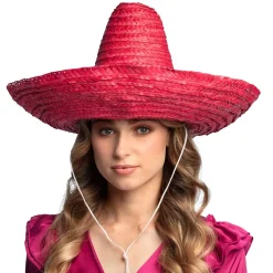 Sombrero, röd 49 cm