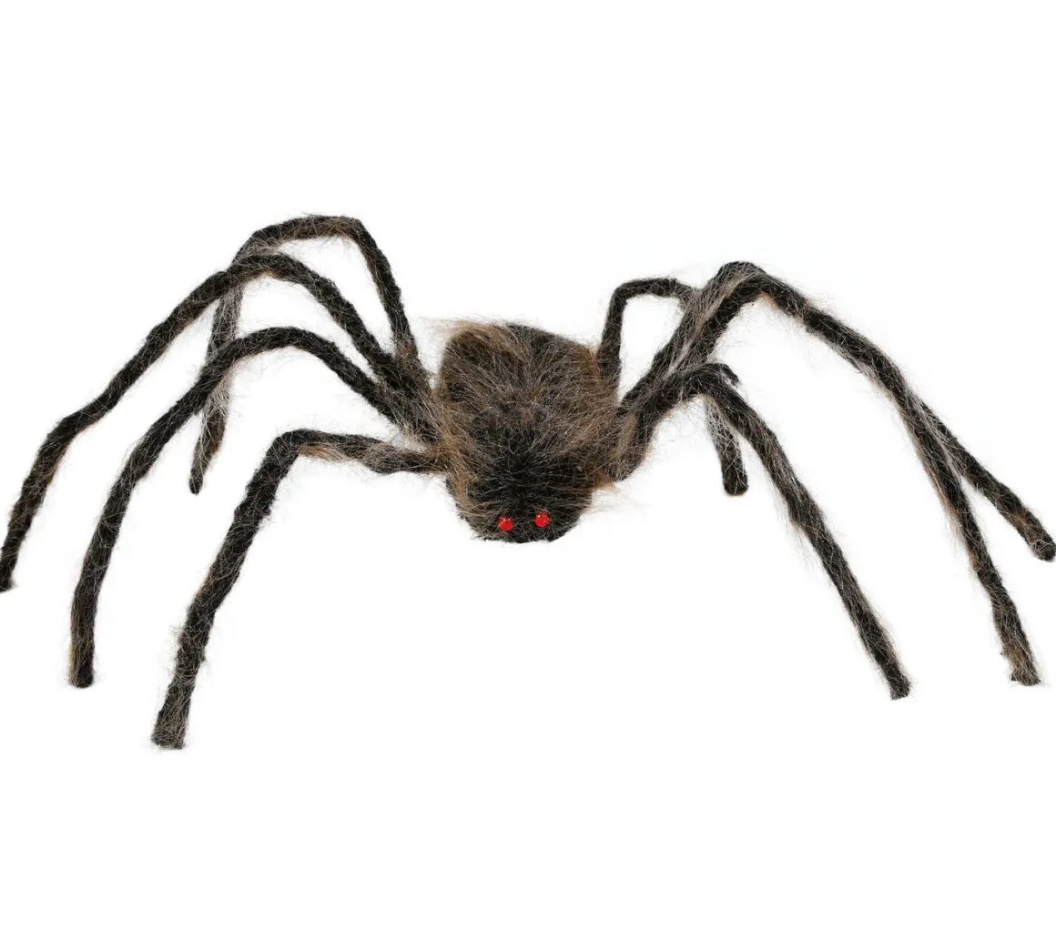 Spindel, hårig brun 75 cm