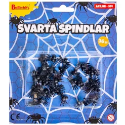 Spindlar, svarta 36 st