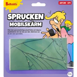 Sprucken mobilskärm
