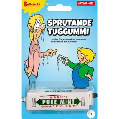 Sprutande tuggummi