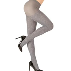 Strumpbyxor, glitter silver